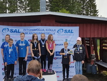 12T-sarjan kiväärin joukkuekilpailun mitalistit