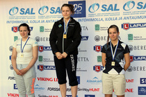 N20
1 	KUISMA Jenna 	PAS 	        443.8 	18x
2 	LAINE Katariina 	HIAS 	443.5 	10x
3 	PALO Marianne 	IMAS 	432.4 	10x